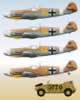 Lifelike Decals Item No. 72-018 - Messerschmitt Me 109 F Part 2 (Marseille Special with his Kubelwag: Image