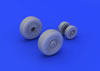 Eduard BRASSIN Item No. 672 078  F-4J Wheels for Academy Kit Review by Mark Davies: Image