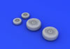 Eduard BRASSIN Item No. 672 078  F-4J Wheels for Academy Kit Review by Mark Davies: Image