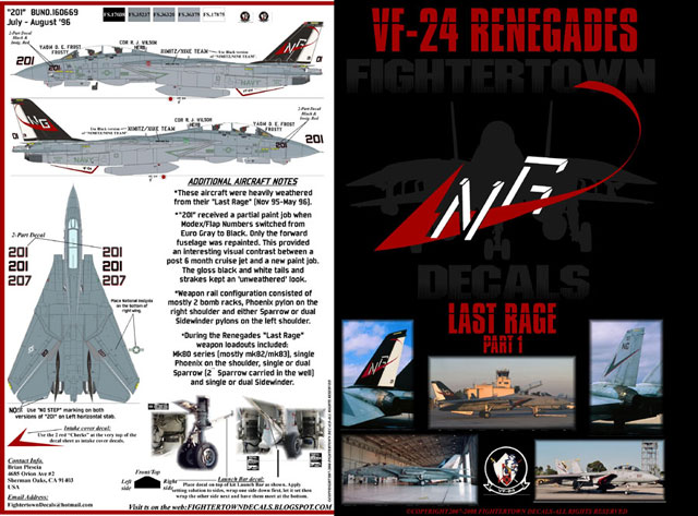 F-14A Tomcat VF-24 Fighting Renegades Part 1 Preview (Fightertown ...