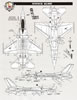 Bullseye Model Aviation Item No. 48-013 - Aggressor Vipers II: F-16C, 64th Aggressor Squadron & 16th: Image