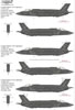 Xtradecal Item No. X72337 - F-35A/B Lightning II USAF/USMC Collection Review by Graham Carter: Image