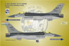 Bullseye Model Aviation Item No. 48-029 - F-16A Blocks 1 / 5 / 10 / 15 Hot Rod Vipers #1 for Kinetic: Image